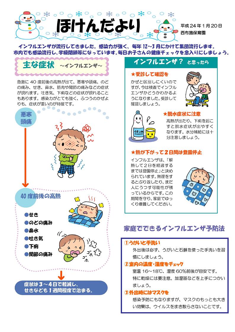 保健だより 1月日 西布施保育園 魚津市子育て応援サイト 保健だより 1月日 西布施保育園 魚津市子育て応援サイト